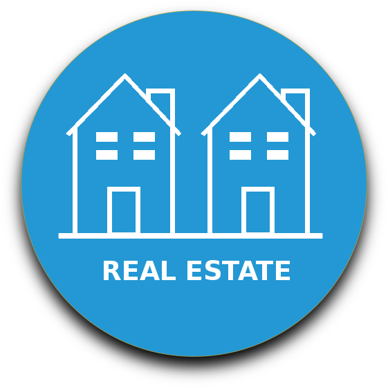 Real Estate Circle Icon - Therelek Engineers Pvt Ltd (571x571)