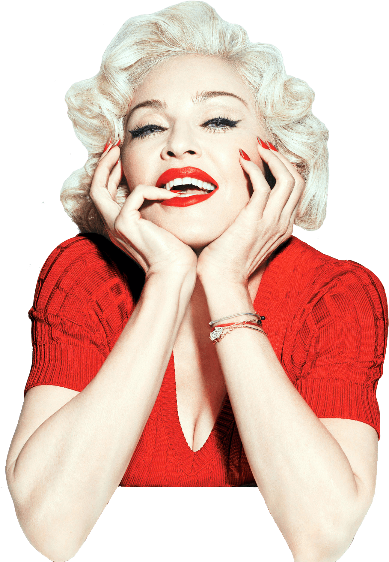 Madonna Red - Madonna Rebel Heart Clean (2048x2048)