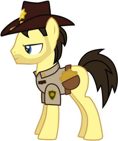 My Little Pony Friendship Is Magic Wallpaper Called - Walking Dead Pony (417x500)