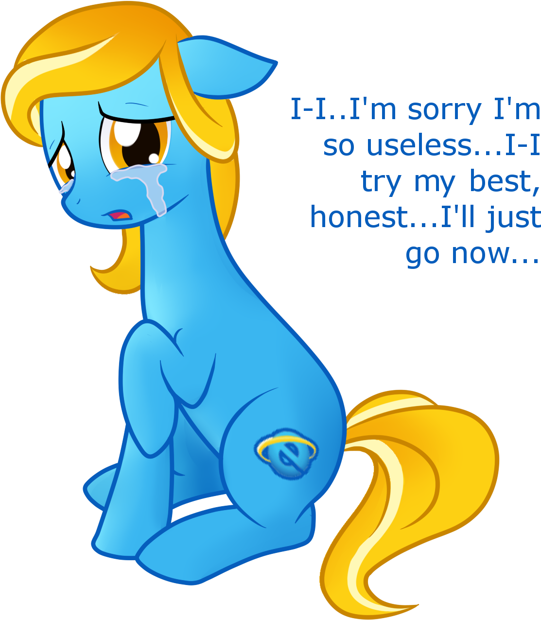 Aww Poor Ie Pony My Little Pony Friendship - Cartoon (1225x1475)