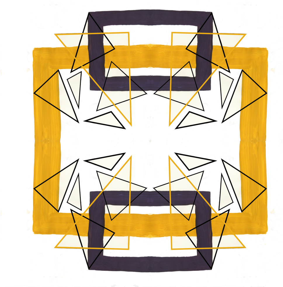 Yellowpurplesquares@1x - Textile Printing (1000x1000)