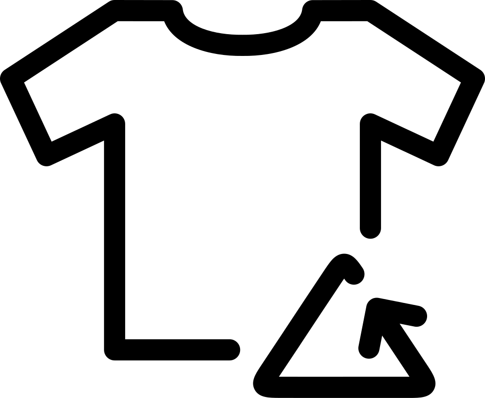 Textile Recycling Comments - T Shirt Icon Png (980x804)