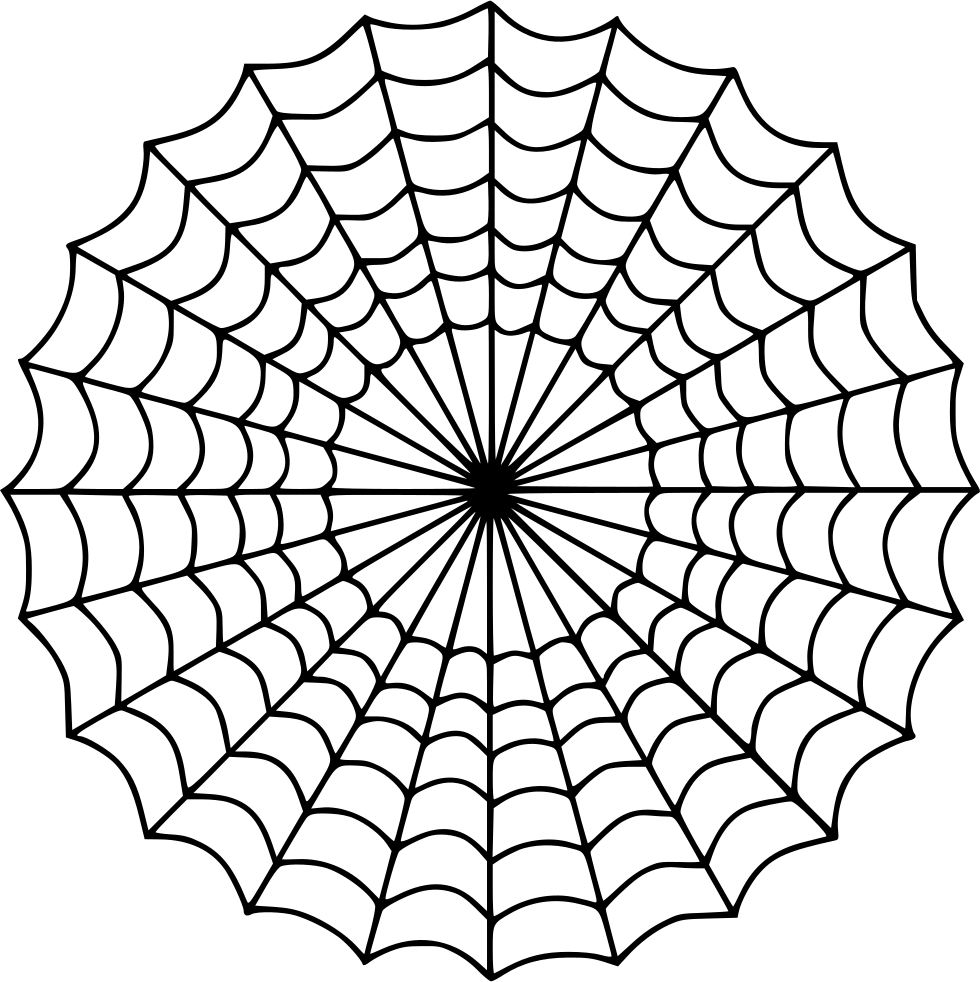 Spider Web Svg Png Icon Free Download - Spider Web Clip Art (980x982)