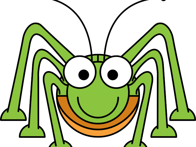 Grasshopper Clipart Green Spider - Grasshopper Clip Art (640x480)