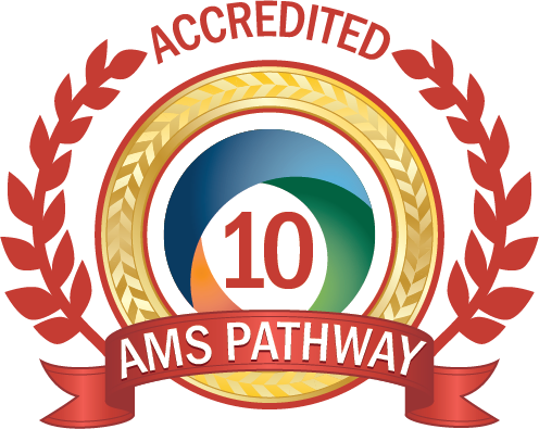 Seal 10 Accredited Member School - Montessori Education (496x395)