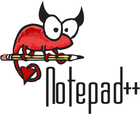 Pin Free Notepad Clipart - Notepad ++ Logo (459x383)