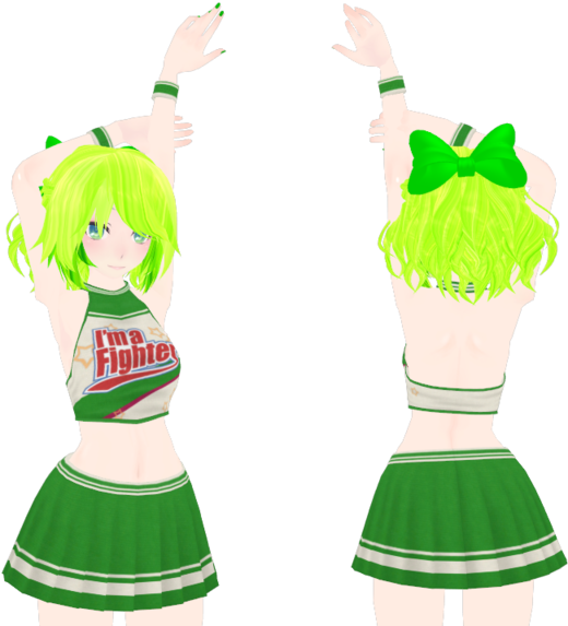 Gumi Cheerleader Dl By Chazzy242 - Cartoon (1024x576)