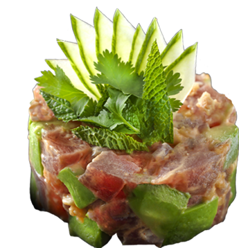 Spicy Tuna Tartare & Rice - Steak Tartare (400x400)