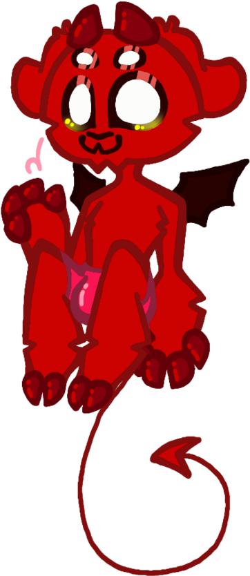 Cute Devil By Slimycassis - Devil (735x1086)