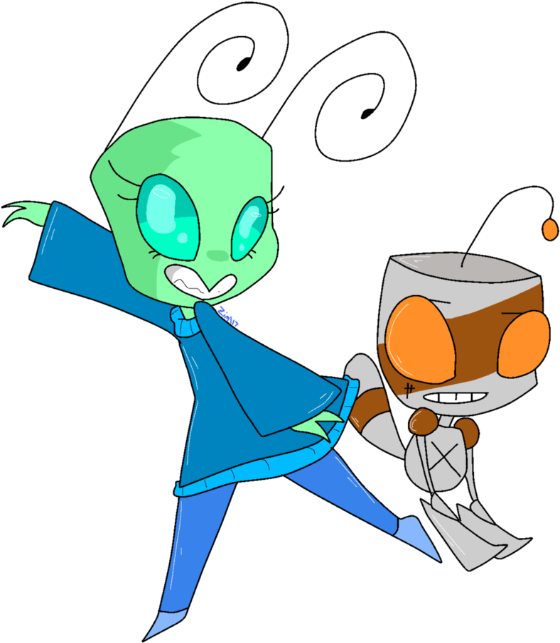 Era And Rip By Pastel-demon - Cartoon (857x933)