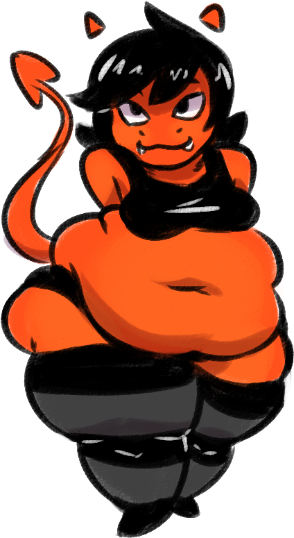 Feeder Demon By Dimmeroiis - Cartoon (648x862)