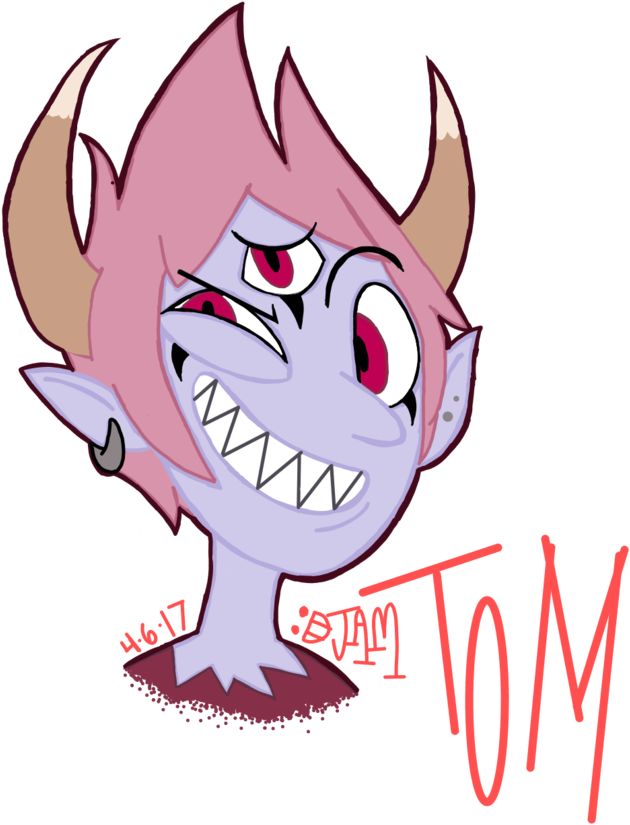 Tom The Demon Drawing By Sonamyluv123 - Star Vs. The Forces Of Evil (821x974)