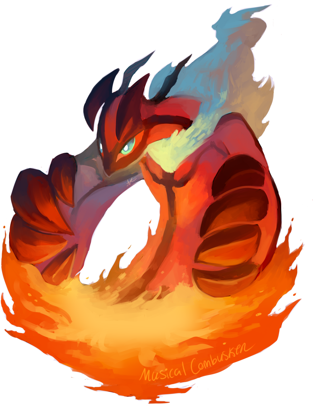 Demon Bird By Musicalcombusken Demon Bird By Musicalcombusken - Demon (1024x1310)