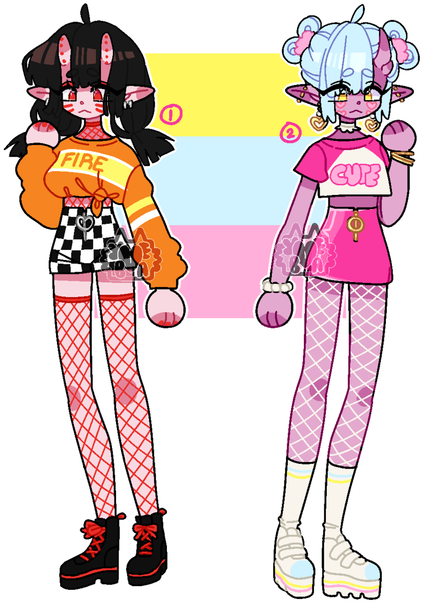 Demon Adopts By Yoeba - Cartoon (900x1227)