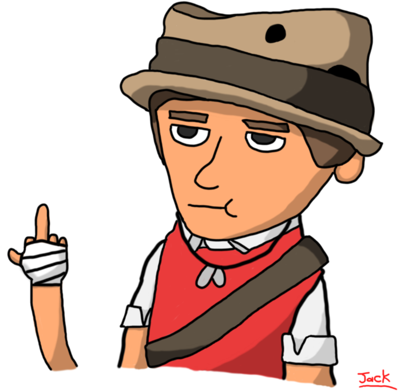 Bonk Drawing Flipping The Bird By Spacecup - Cartoon (923x865)