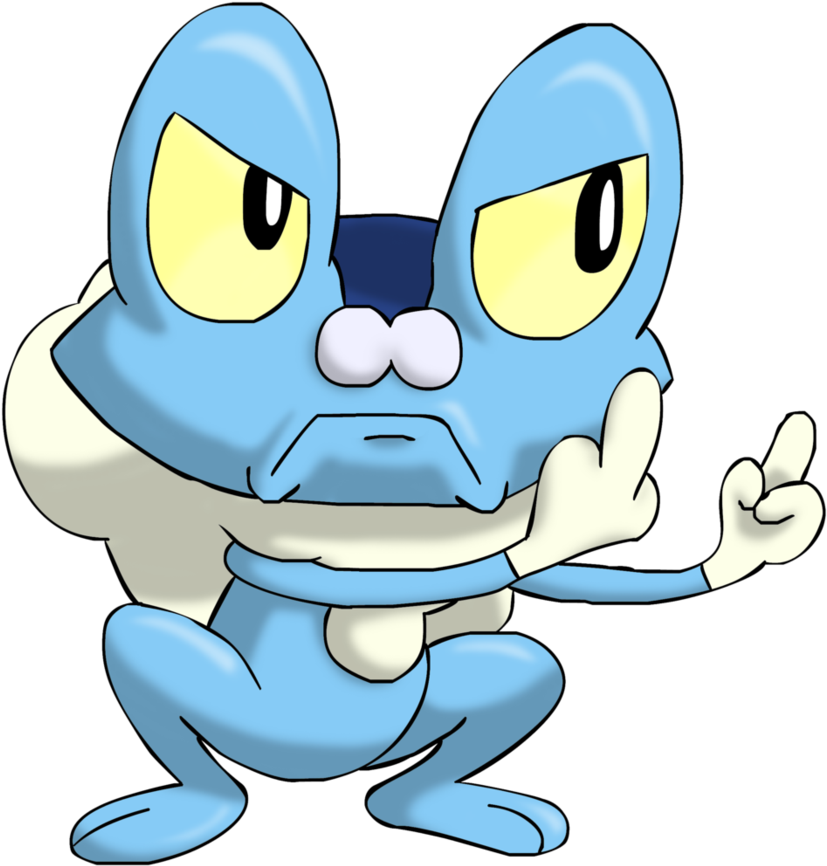 304kib, 894x894, Froakie Flip Off By Clamdiggydiggy-d6c7goy - Froakie Pokemon Go (894x894)