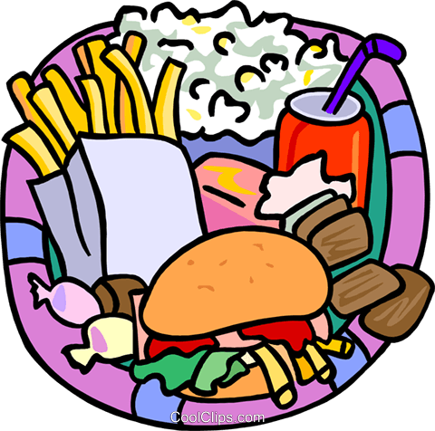 Food And Dining, Fast Foods Royalty Free Vector Clip - Junk Food Clip Art (480x476)