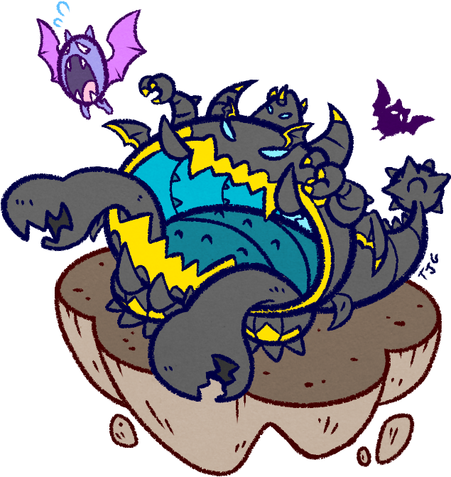 Hungry Guzzlord By Terriblyjadedgamer - Drawing (700x720)