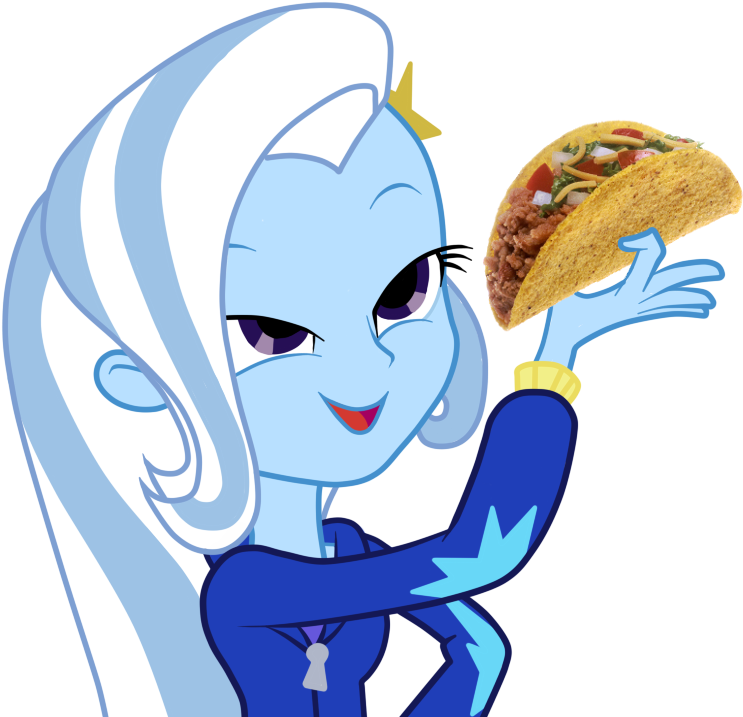 Trixie Lulamoon Is Hungry By V4nn1 - Hard Shell Taco Throw Blanket (800x900)
