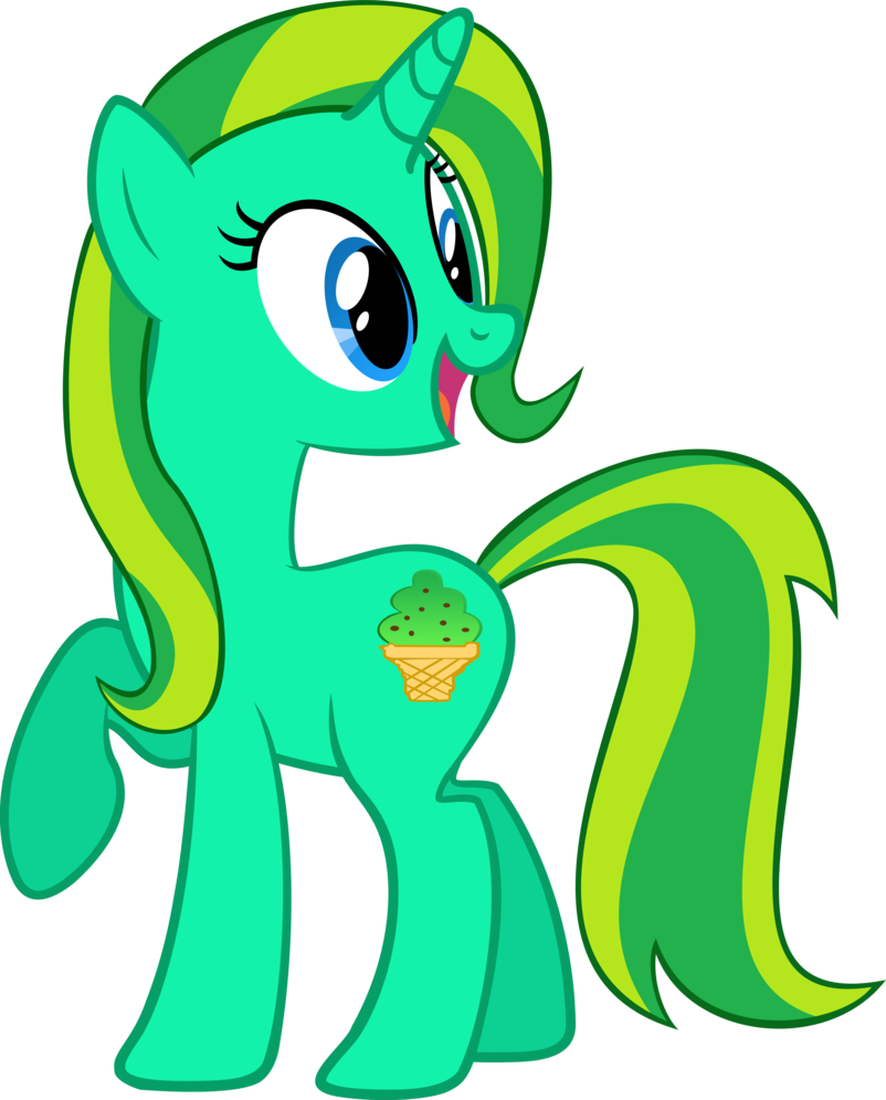 Minty Chocolate Chip [vector] By Wolfsman2 - Minty Chocolate Chip [vector] By Wolfsman2 (802x996)
