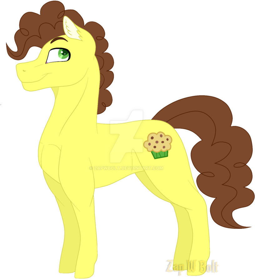 Zapwbolt, Earth Pony, Male, Obtrusive Watermark, Oc, - Cartoon (1083x1024)