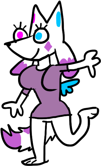 Sexi Cat Dog Lady By Pinkiesclone - Catdog (400x600)