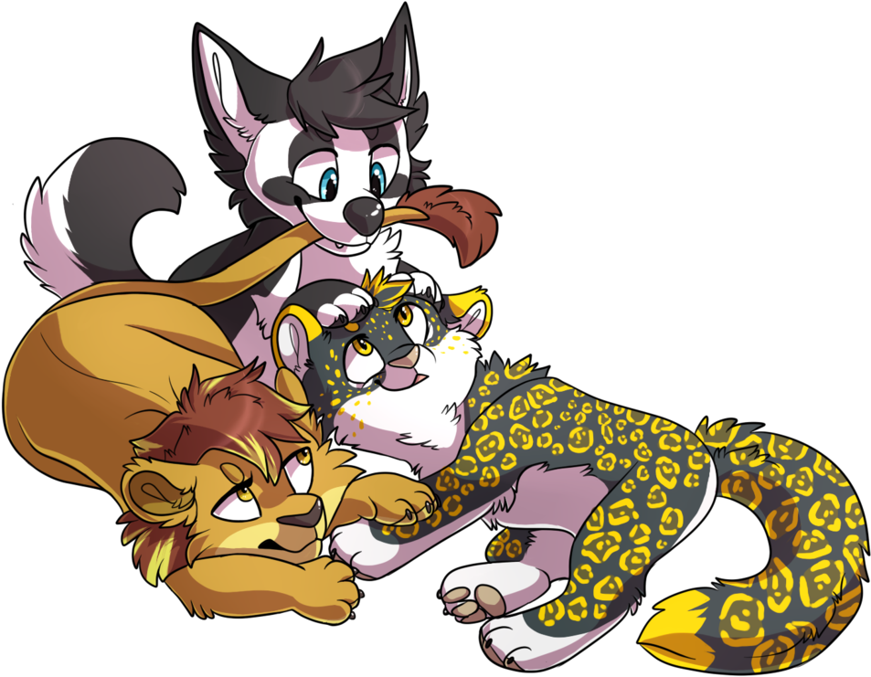 Cats Dog By Reinfoxy Cats Dog By Reinfoxy - Cartoon (1024x819)
