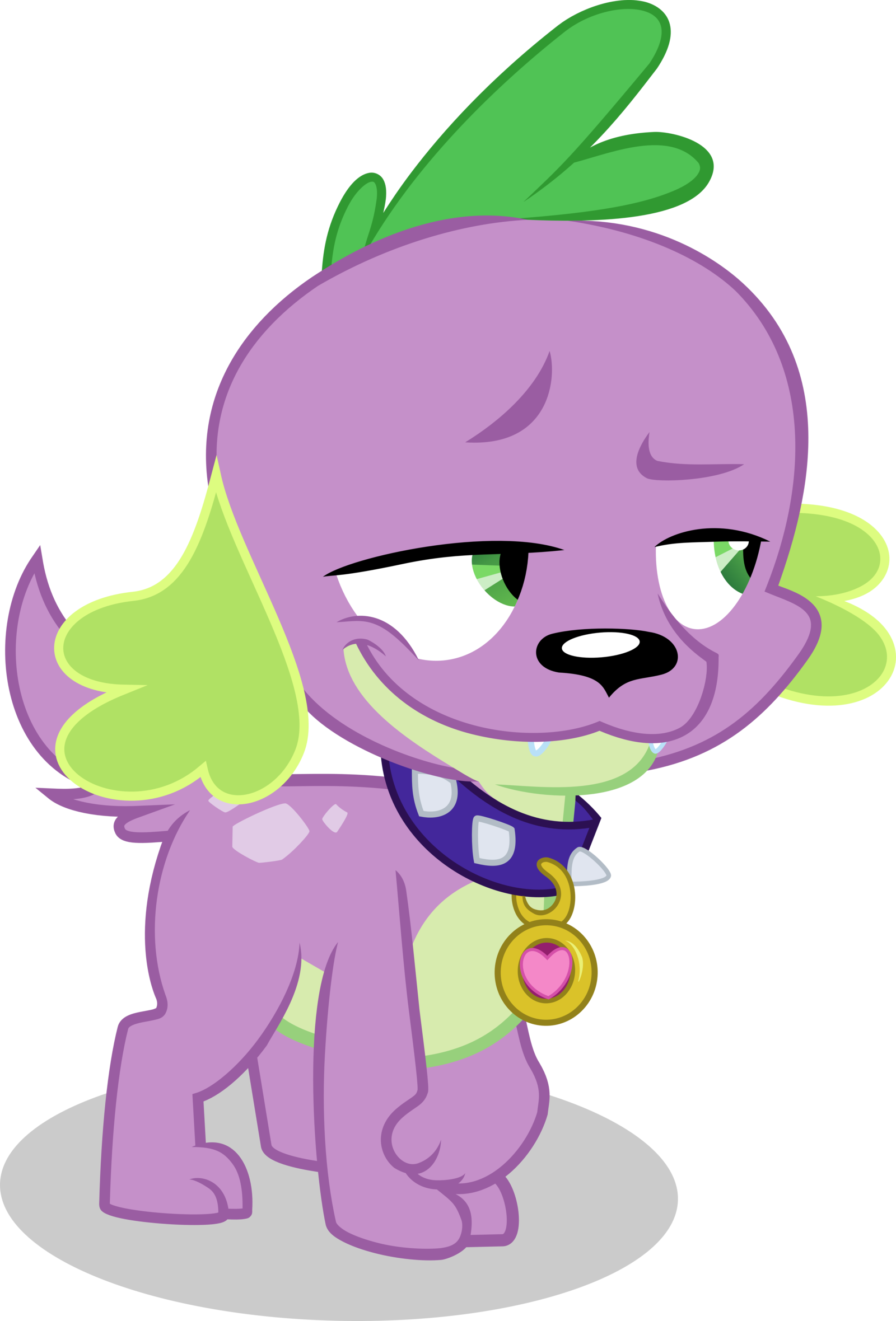 Dog Spike Vector By Tyto-ovo - My Little Pony: Friendship Is Magic (1600x2360)