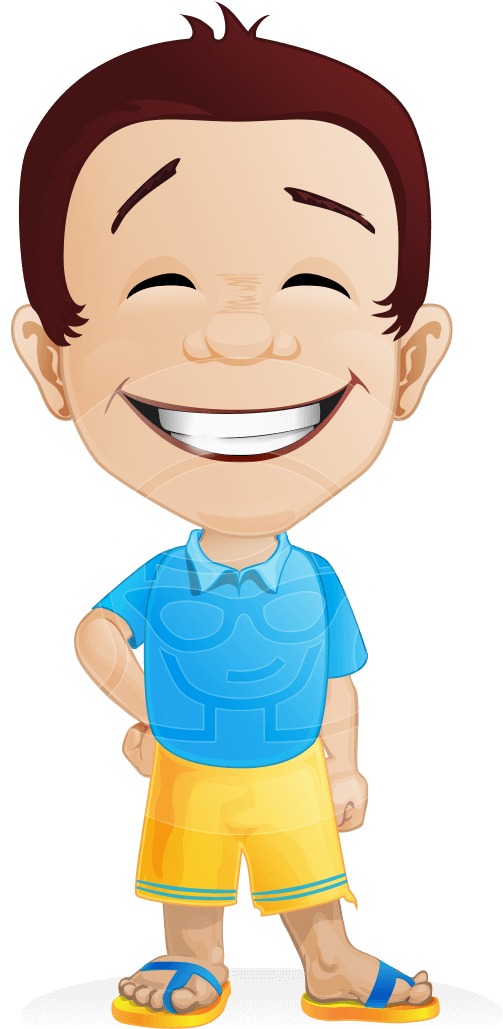 Cartoon 8 Ball Pool Youtube Clip Art - Cartoon Man In Flip Flops (744x1060)