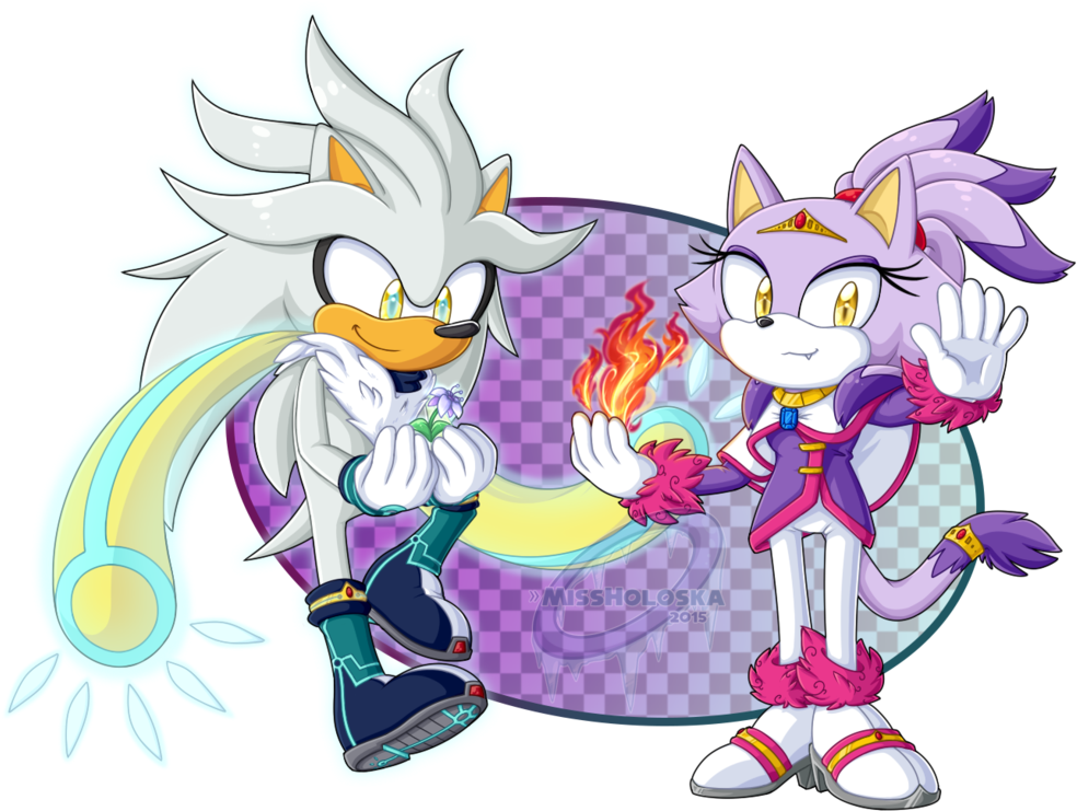Fire Mum And Weird Scarf Dad [werehog Puppies Au] By - Au Silver The Hedgehog (994x803)