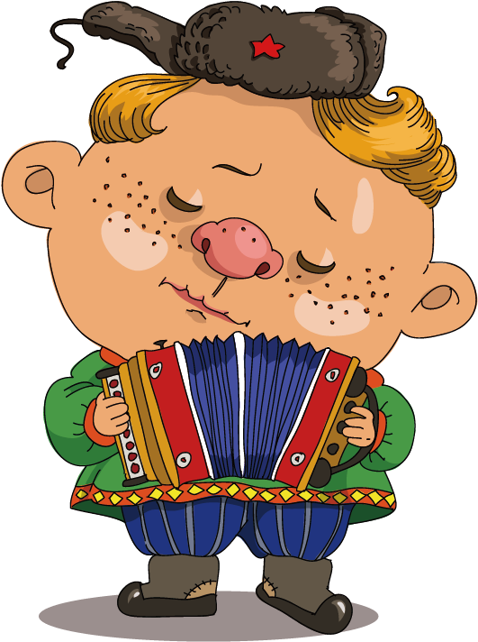 Russia Cheburashka Cartoon Character - Rusian Boy Character Design (1000x1000)