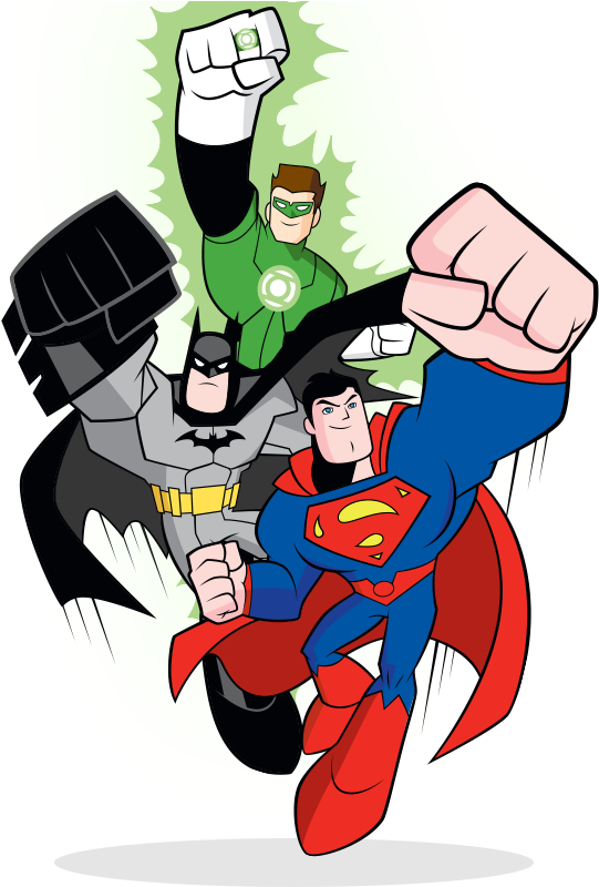 Dc Super Friends Competition & Youtube Channel - Superheroes And Villains Colouring For Kids (565x803)