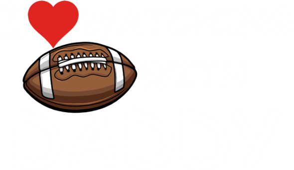 I Love Watching Football With Dad - Heart (600x600)