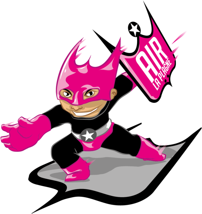 "air La Plagne Paragliding" Is A Team Of Passionate - Cartoon (900x943)