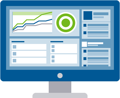 Software Development Clipart Client Computer - Sales Dashboard Icon Transparent (450x348)