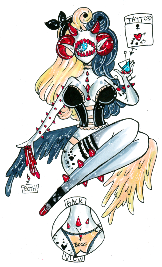 Xynthii Myo Custom Girl Boss By Guppie Vibes - Girlboss (698x1145)