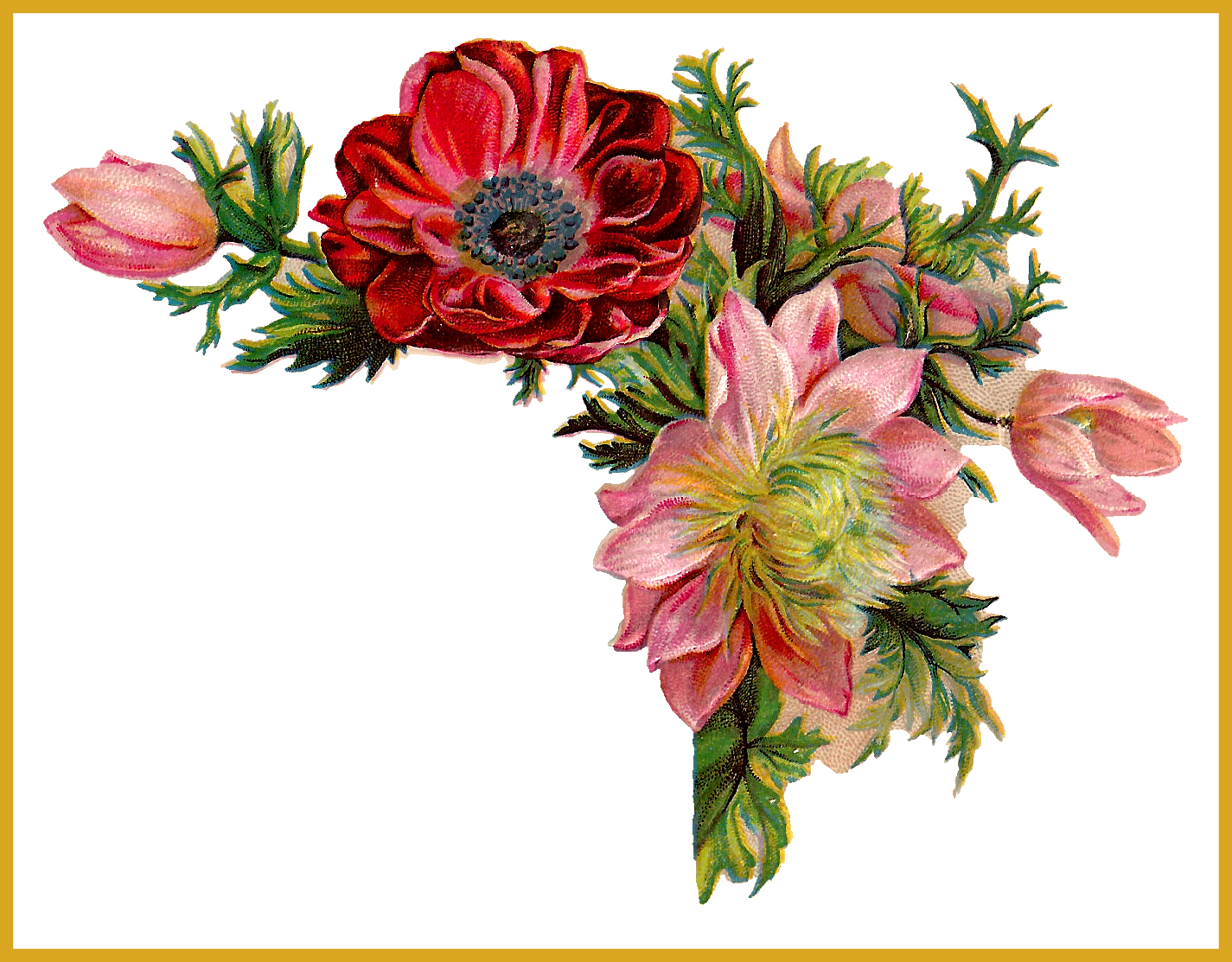 Bouquet Png Bouquet Png Hd Inspiring Antique Digital - Shuvo Noboborsho (1425x1113)