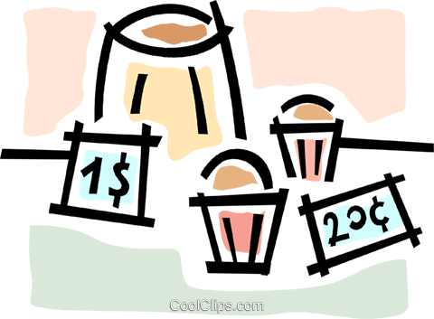 Bake Sale Royalty Free Vector Clip Art Illustration - Bake Sale Royalty Free Vector Clip Art Illustration (480x353)