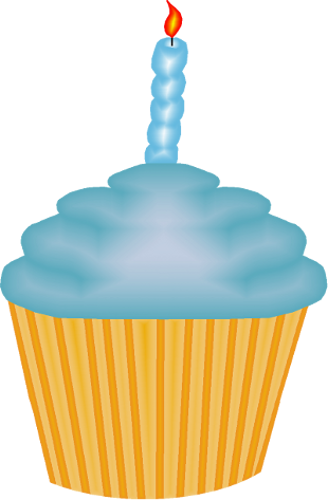 Cupcake 2 Png By Clipartcotttage - Cupcake (328x500)