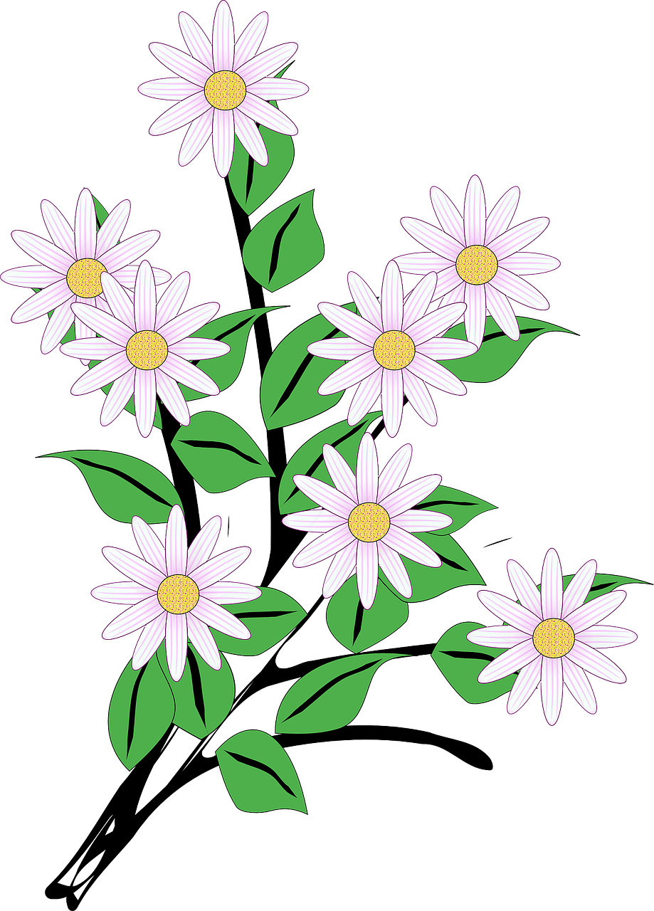 Flowers Bunch Spring Blooms Png Image - Bundle Of Flowers Clipart (919x1280)