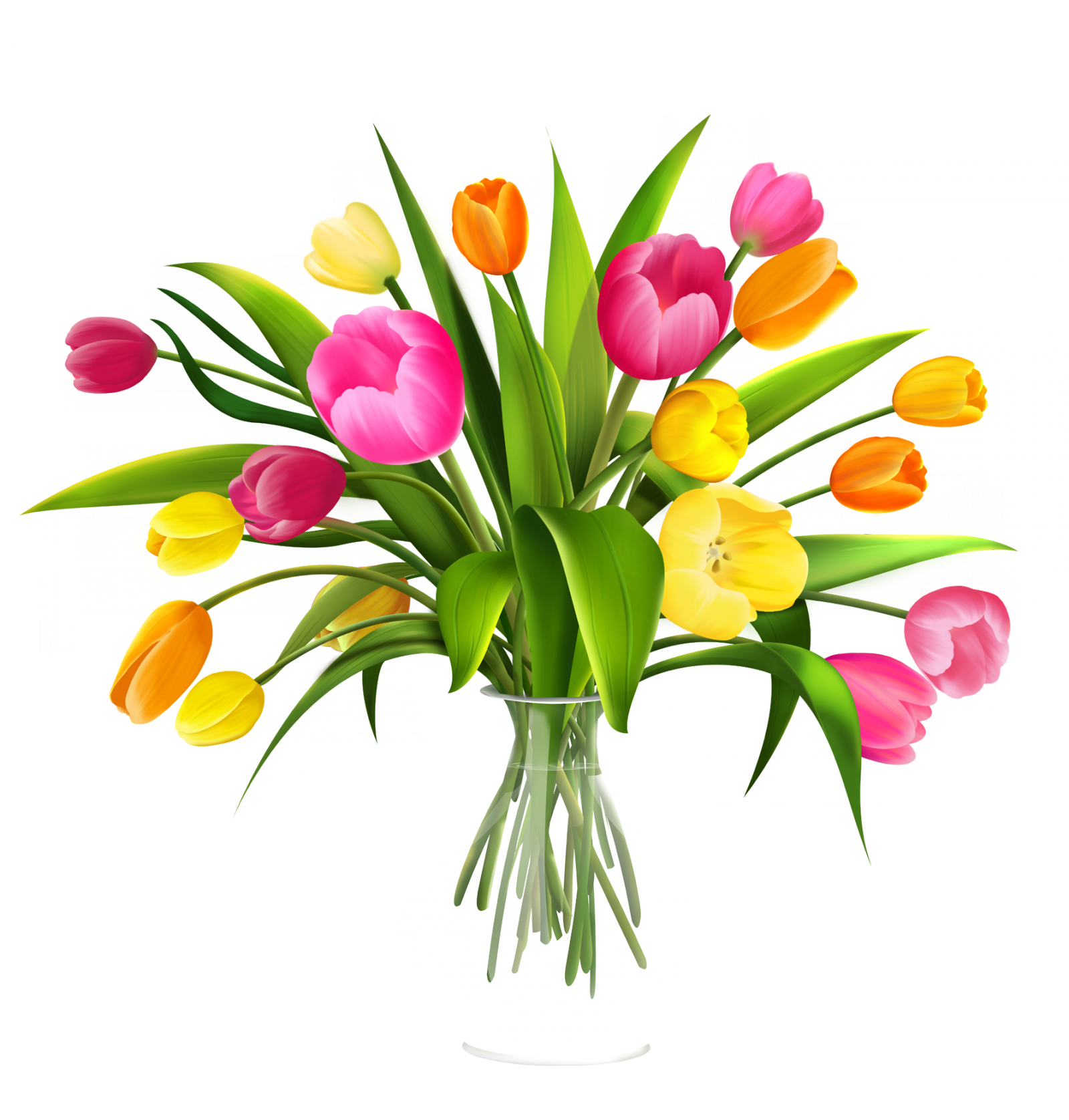 There Is 19 Vase Of Flowers Free Cliparts All Used - Vase Of Flowers Clipart (1600x1676)