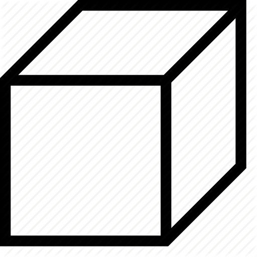 Cube Clipart Cuboid Shape - 3d Box Icon (512x512)