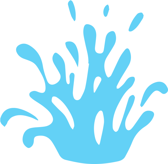 Swimming Pool - Water Splash Illustration (600x600)
