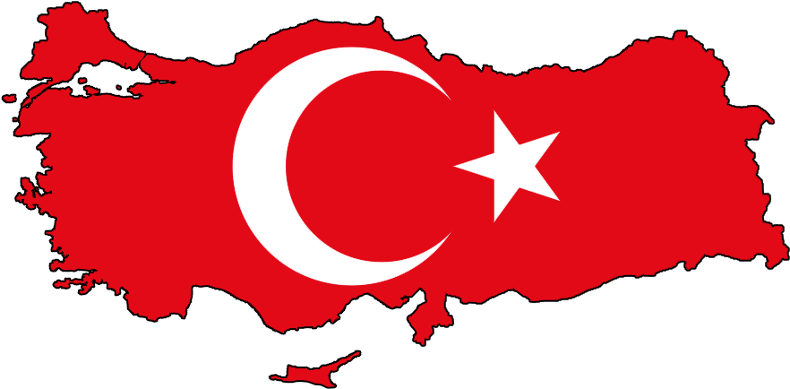 By Joel Richardson “with Prime Minister Erdogan's Islamist - Turkey Flag Map (899x560)