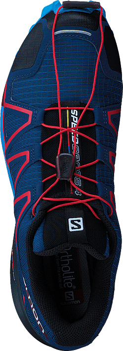 Buy Salomon Speedcross 4 Poseidon/hawaiian/fiery Red - Sock (249x705)