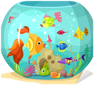 Fish In Aquarium Clipart (400x400)