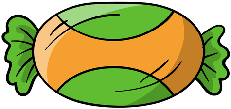 Foil Wrapped Candy Cartoon Transparent Png - Foil Wrapped Candy Cartoon Transparent Png (512x512)