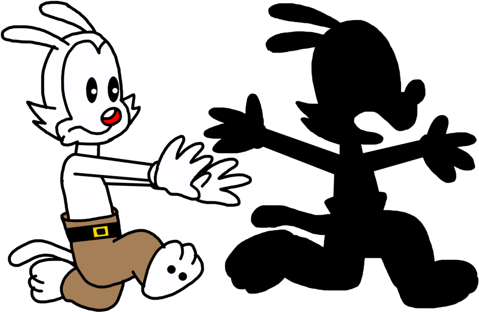 Yakko Chasing His Blackness By Marcospower1996 - Cartoon (1024x701)