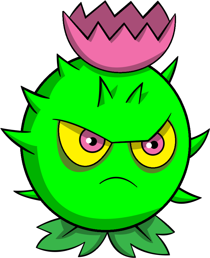 Homing Thistle By Ninjawoodpeckers91 - Plants Vs Zombies 2 Homing Thistle (814x982)