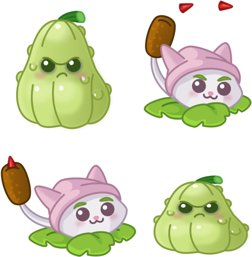 Pvz Pool Favs By Amis0129 - Plants Vs Zombies Kawaii (910x879)